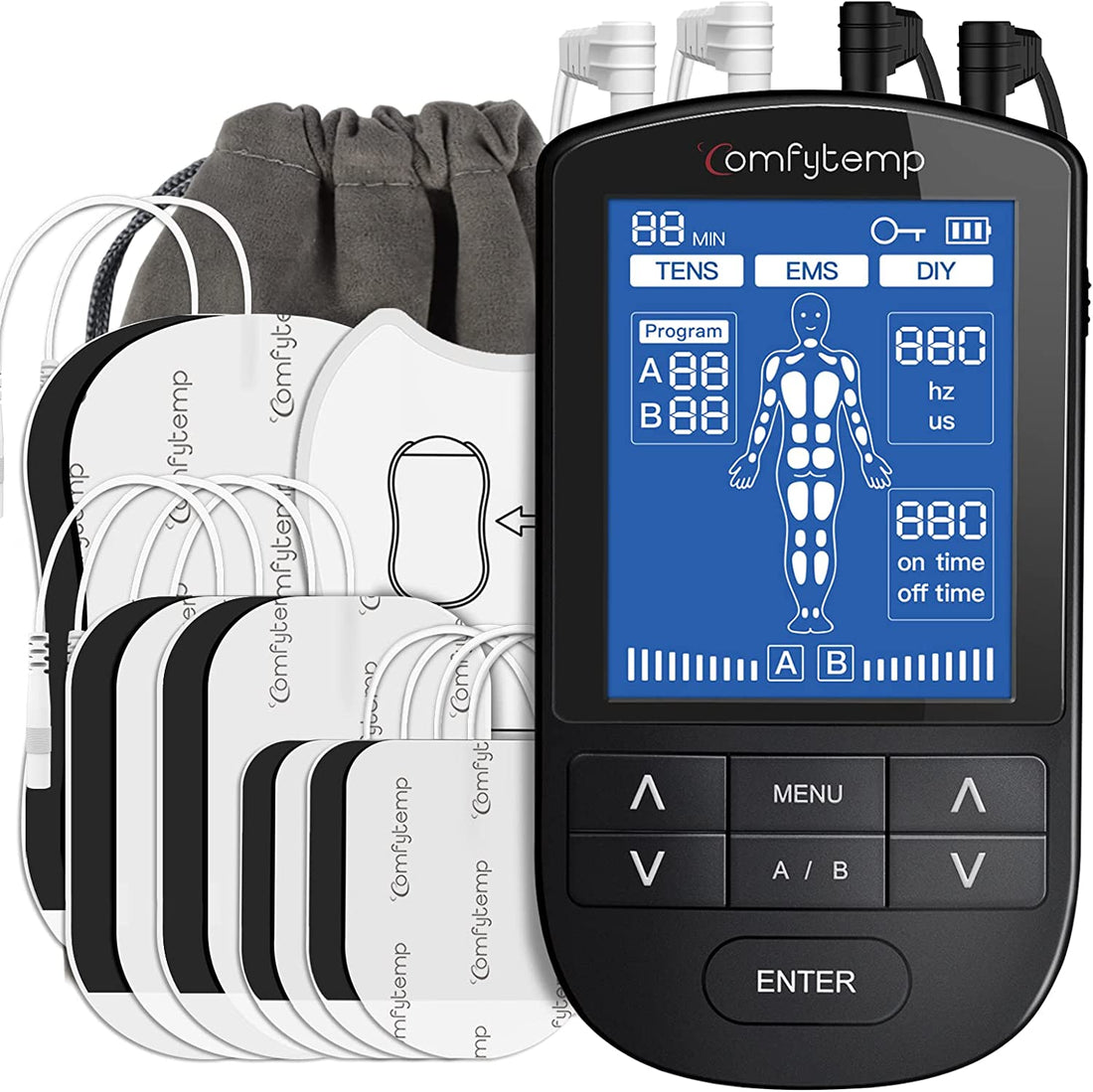 TENS Unit Muscle Stimulator for Pain Relief Therapy