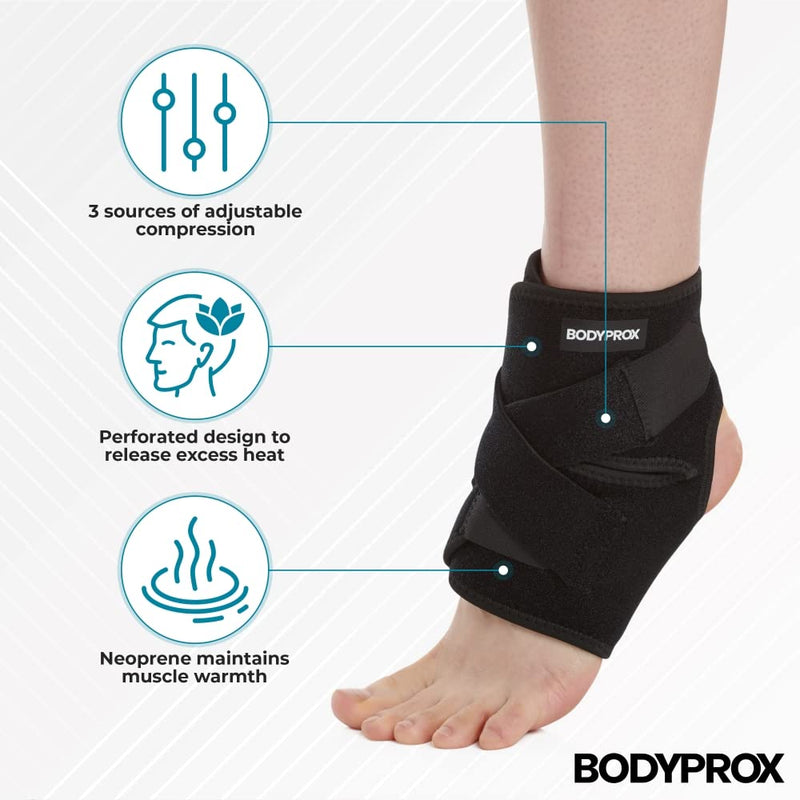 Ankle Support Brace, Breathable Neoprene Sleeve, Adjustable Wrap,Ankle Braces