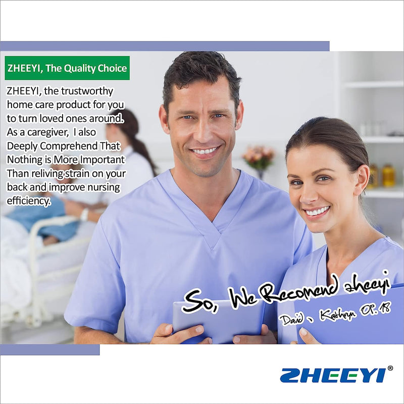 Bed Transfer Boards 48" x 40" Positioning Bed Pad with Reinforced Handles for Turning, Lifting & Repositioning Green