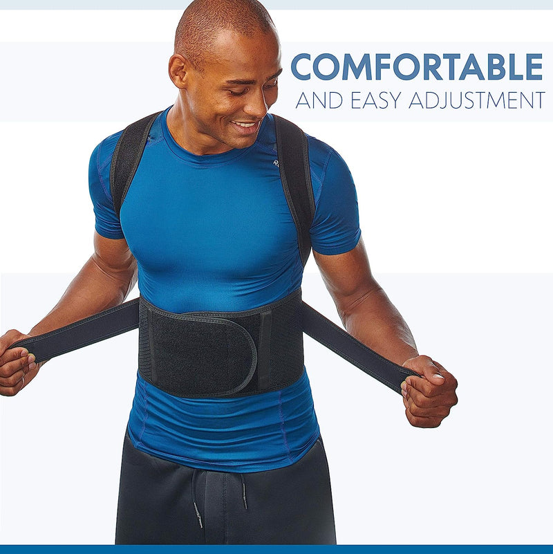 Back Brace Posture Corrector for Men and Women - Adjustable Posture Back Brace for Upper and Lower Back Pain Relief - Muscle Memory Support Straightener