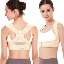 Posture Corrector for Women and Men, Breathable Back Brace for Posture Corrector, Adjustable Back Posture Corrector for Body Correction- Back, Shoulder and Spine Pain Relief