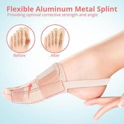 Bunion Corrector for Women and Men, Slip Proofing Version Bunion Toe Separator, Orthopedic Bunion Splint for Big Toe Pain Relief