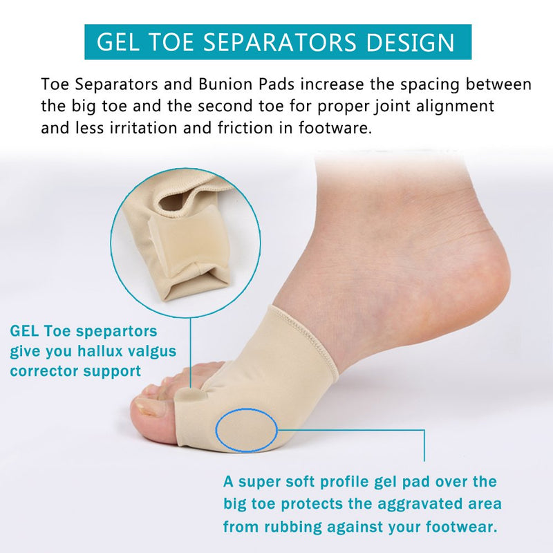 Bunion Corrector for Women and Men Bunion Pain Relief Protector Sleeves Kit - Relief Pain in Hallux Valgus 1PC