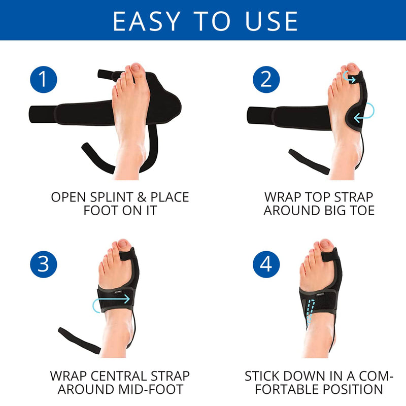 Toe Separators to Correct Bunions, Bunion Corrector for Women & Men, Toe Spacers Toe Straightener for Pain Relief