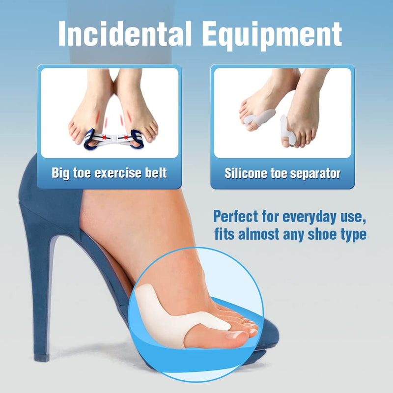Bunion Corrector for Women and Men, Orthopedic Bunion Toe Straightener, Adjustable Bunion Splint Day Night Support