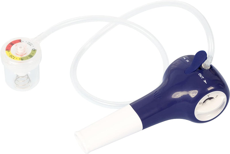 Breathing Exercise Device for Lungs with Travel Case Respiratory Muscle Trainer Strength Lung Capacity Expander
