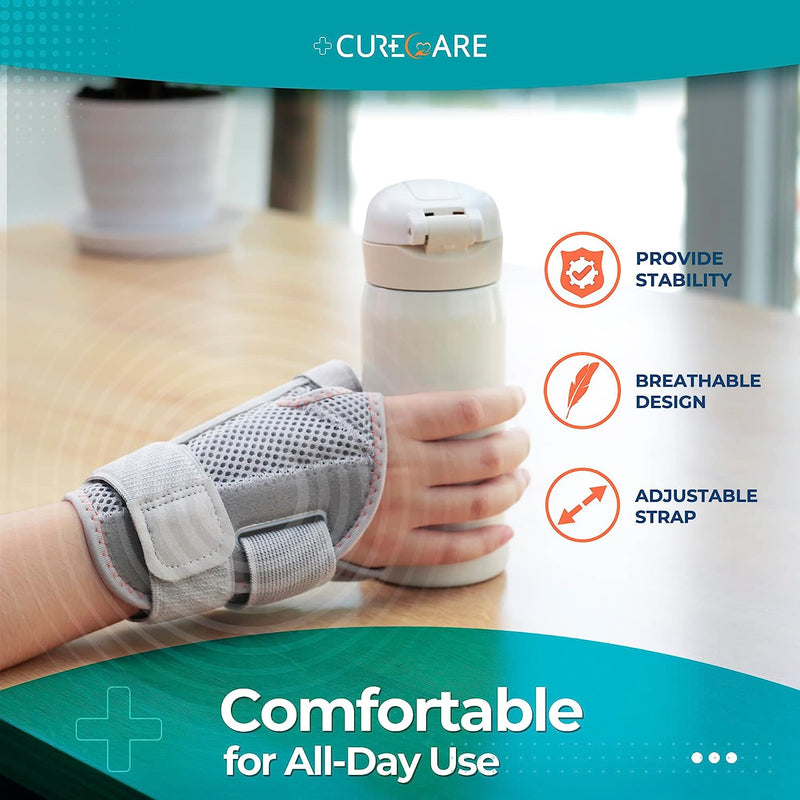 Humb Splint for Right & Left Hand, Reversible Thumb Brace for Arthritis Pain And Support, Thumb Stabilizer for Sprains,Grey