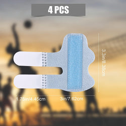 4pcs Finger Splints, Finger Straightening Brace for Arthritis Finger Support for Trigger Broken and Strained Fingers (4 Colors)