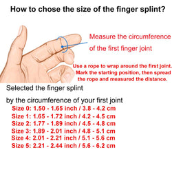 2 Piece Plastic Mallet Dip Finger Support Brace Splint Joint Protection Injury No tape needed Easy to wear and remove