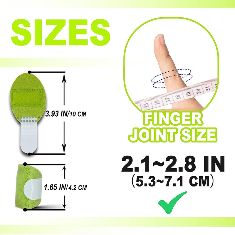 5 Pcs Trigger Finger Splints: 5 Single Straps Finger Splint Support Brace Kit, Finger Straightener, (Orange, Dark blue, Dark brown, Dark purple, Bright green.)