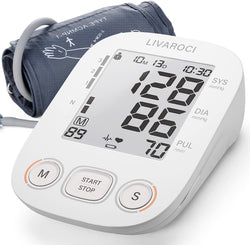 Blood Pressure Monitors for Home use with Blood Pressure Cuff Arm Extra Large Cuff Size 9-17 in,Automatic Blood Pressure Machine Upper Arm for 2 Users Automatic BP Machine with USB Cable Carry Bag