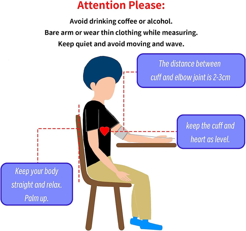 Child Small Cuff Compatible with Omron 5.5”-9.5” Inches (14-24CM) Blood Pressure Cuff ARM BP Replacement Cuff for Pediatric and Women(Small)