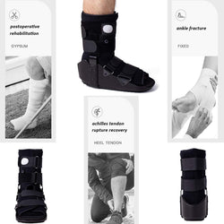 Walking Boot Fracture Boot for Broken Foot, Sprained Ankle,For Fracture,Fractures,Rehabilitation,Sprained,Swelling,Tendon