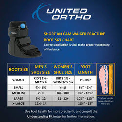 Short Air Cam Walker Fracture Boot Air Walker Fracture Boot,Walking Boot for Sprained Ankle, Broken Foot