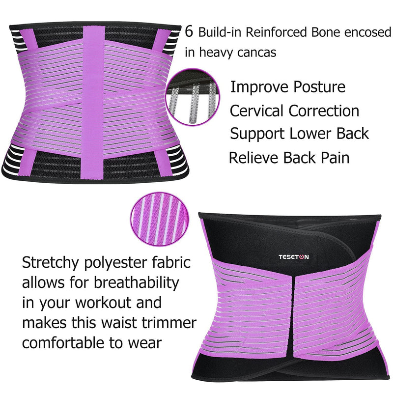 Back Support Brace Belt for Men & Women, Breathable Lumbar Support Belt, scoliosis back brace, Waist Relax Lower Back Pain & Sciatica Pain Relief with 6 reinforced Bones
