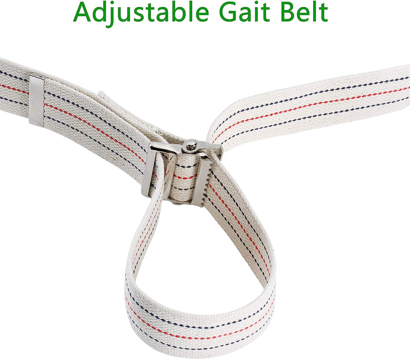 Gait Belt,Transfer and Standing Assist Aid with Metal Buckle for Seniors,Elderly,Caregiver,Nurse,Therapist,Physical Standing Aids & Supports