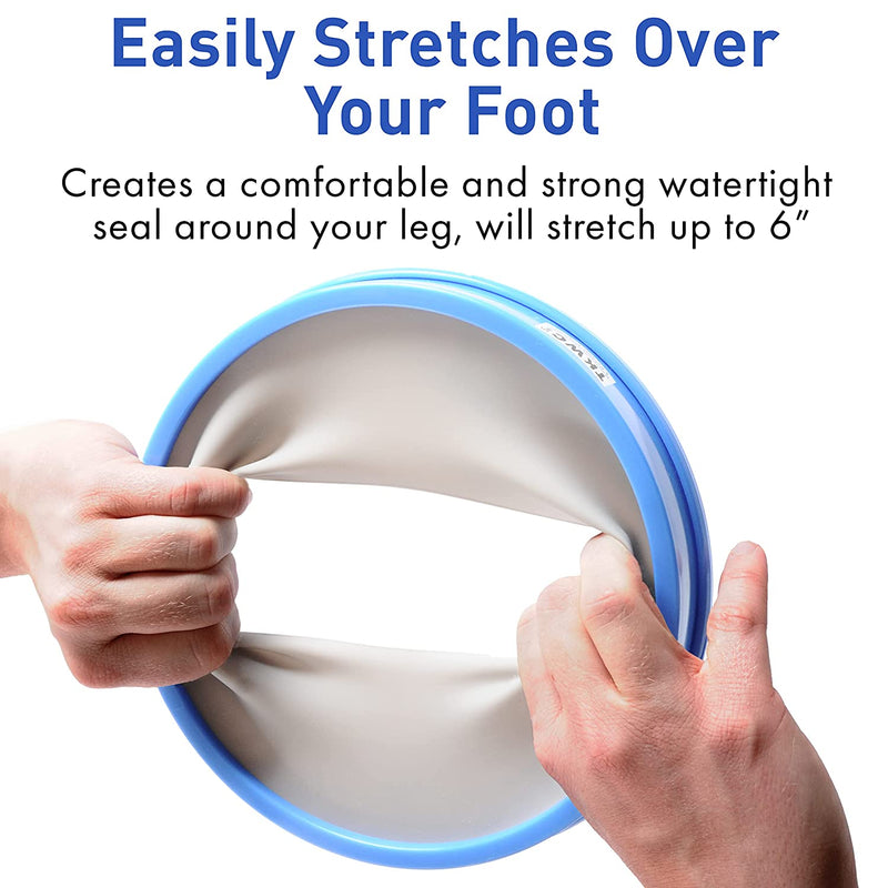 Bath & Shower Cast & Wound Covers Water Proof Leg Cast Cover for Shower Watertight Foot Protector Use for Ankle, Ankles, Heels, Ball of Foot, Feet
