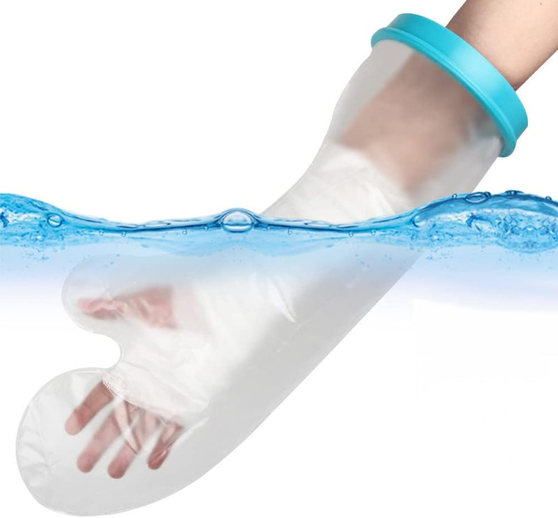 Waterproof Arm Cast Cover for Shower Bath, Adult Reusable Arm Cast Covers Protector Shower Bag for Wound Arm, Hands, Wrists, Elbow, Finger