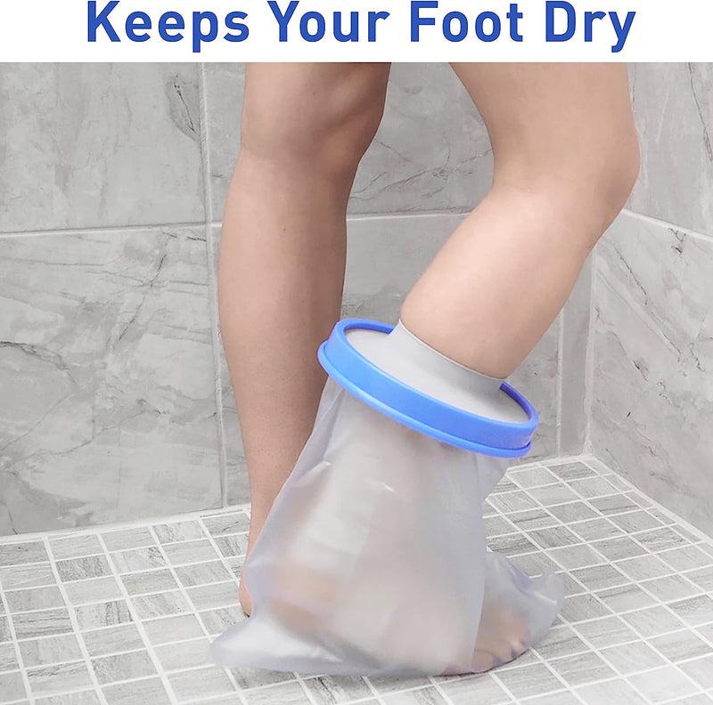 Bath & Shower Cast & Wound Covers Foot & Ankle - Water Proof Foot Cast Cover for Shower Watertight Foot Protector