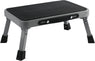 1-Step 330lbs Capacity Folding Metal Step Stool, Portable Step Ladder, Non-Slip, Sturdy