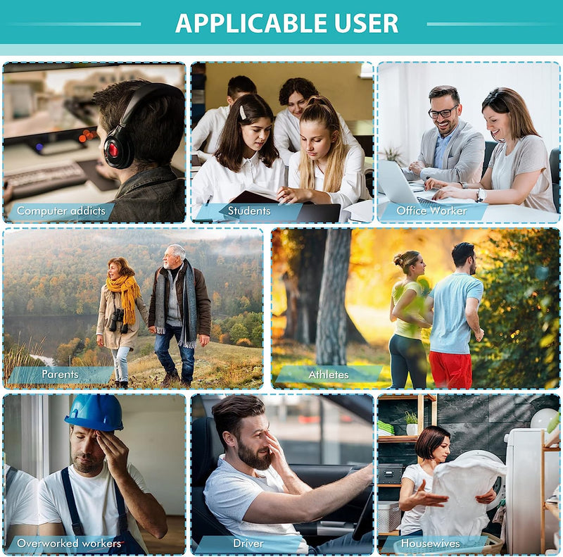 Channel TENS EMS Unit 24 Modes Muscle Stimulator for Pain Relief Therapy, Electronic Pulse Massager Muscle Massager with 10 Pads, Fastening Cable Ties(Green)