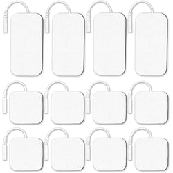 Durable Compatible with AUVON TENS 7000 TENS Unit Replacement Pads,Rectangular Replacement Electrode Pads,12 pcs Multiple Sizes 2" X 2"/2" X 4" Brand:ELEALTCH