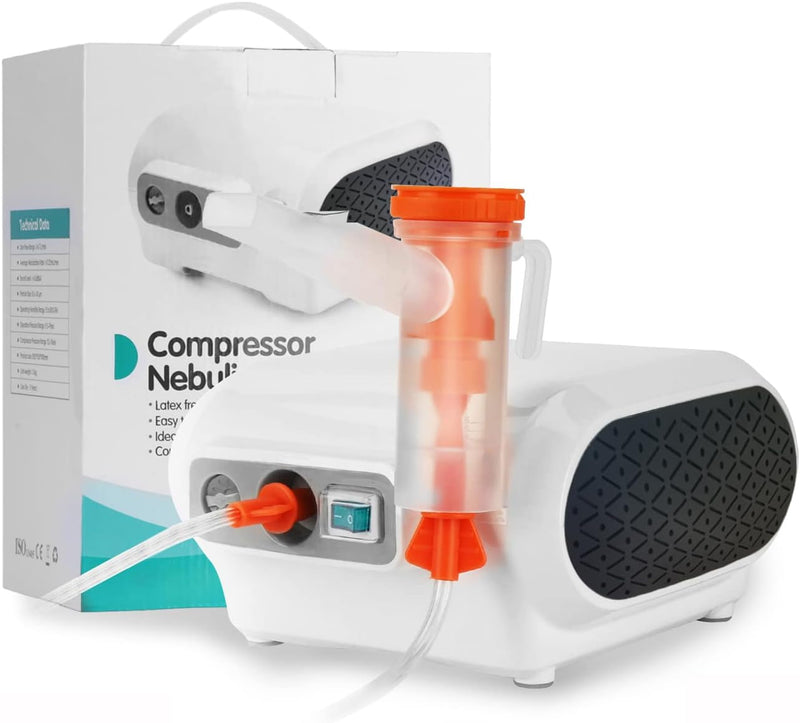 Portable Compressor Nebulizer, Nebulizer Machine with 1 Set Accessory, Jet Nebulizers Personal Steam Inhaler Cool Mist Compressor System for Kids Adults
