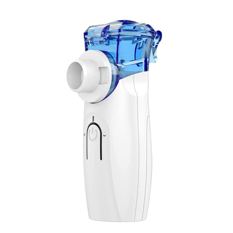 Portable Nebulizer, Ultrasonic Mesh Nebulizer Cool Mist Steam Inhaler for Moisture, USB/Battery Operated Mini Nebulizer Machine for Home Office Travel Use