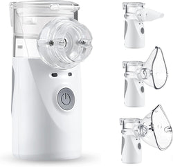 Portable Nebulizer - Nebulizer Machine for Adults & Kids, Handheld Mesh Nebulizer of Cool Mist, Mini Steam Inhaler for Breathing Problems