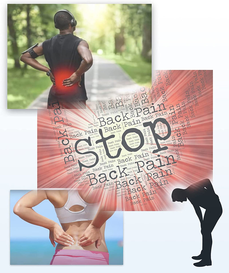 Multi-Level Back Stretching Device - Immediate Relief for Back Pain, Herniated Disc, Sciatica, Scoliosis,Lower and Upper Back Stretcher Support and Pain Relief,Blue