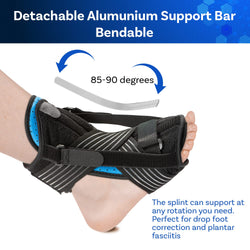 Plantar Fasciitis Night Splint, 3-in-1 Relief Set, Night and Day Effective for Foot Pain Relief  for Women Men