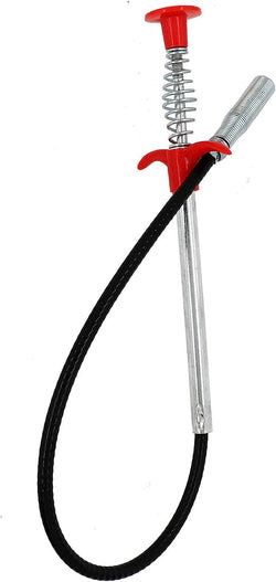 Reaching Assist Grabber Pick Up Tool Hose Cable Aid to Grab Trash Unclog Hair Drain Clog from Home Drain Sink Litter Pick Toilet Clean Dryer Vents