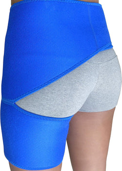 Hip Brace for Sciatica Pain Relief: Ease Pain from Sciatic Nerve, Pulled Thigh, Hip Fleхоr Strain, Groin Injury,Blue