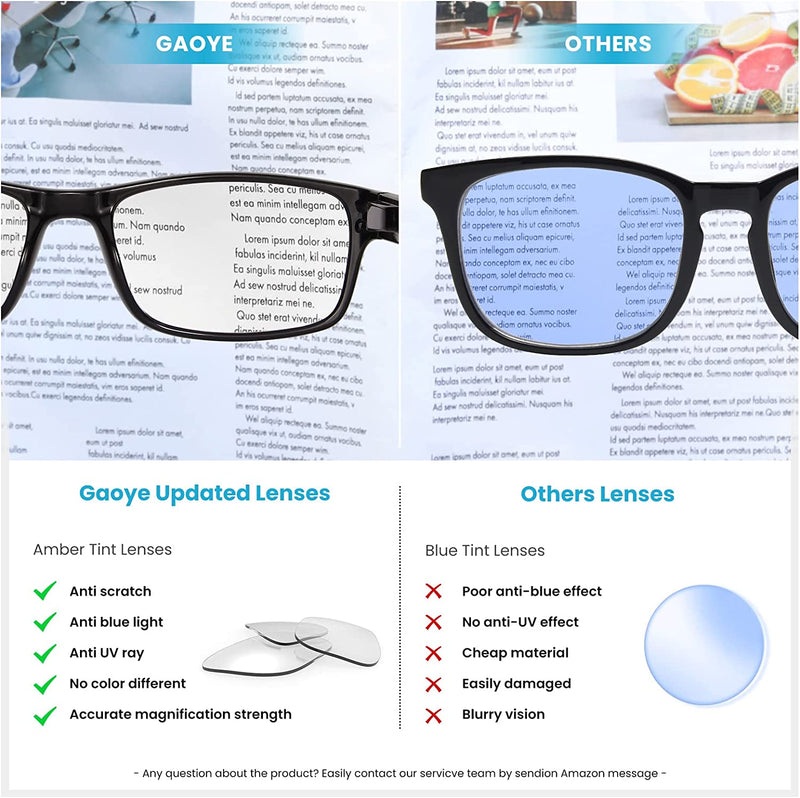 5-Pack Reading Glasses Blue Light Blocking,Spring Hinge Readers for Women Men Anti Glare Filter Lightweight Eyeglasses 5 Pack Mix Color (With Case)