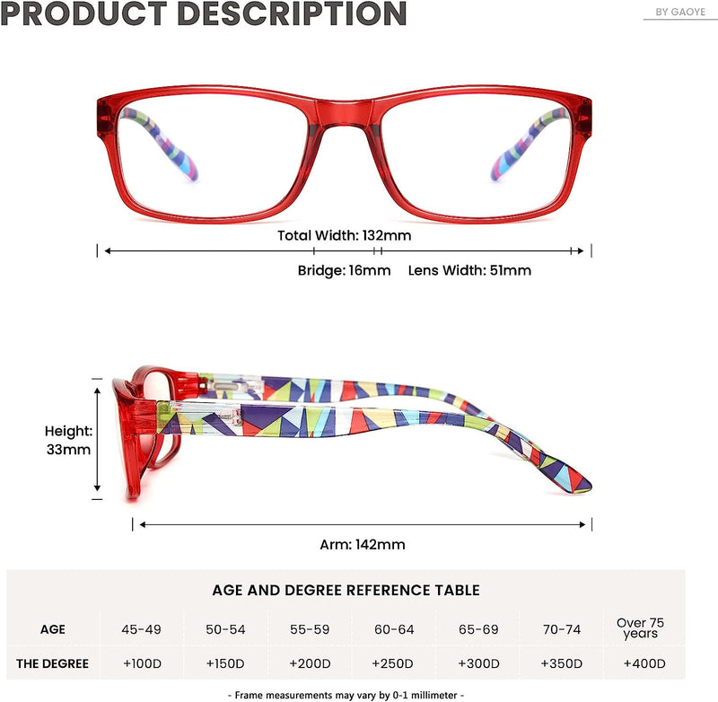 5-Pack Reading Glasses Blue Light Blocking,Spring Hinge Readers for Women Men Anti Glare Filter Lightweight Eyeglasses 5 Pack Mix Color 2