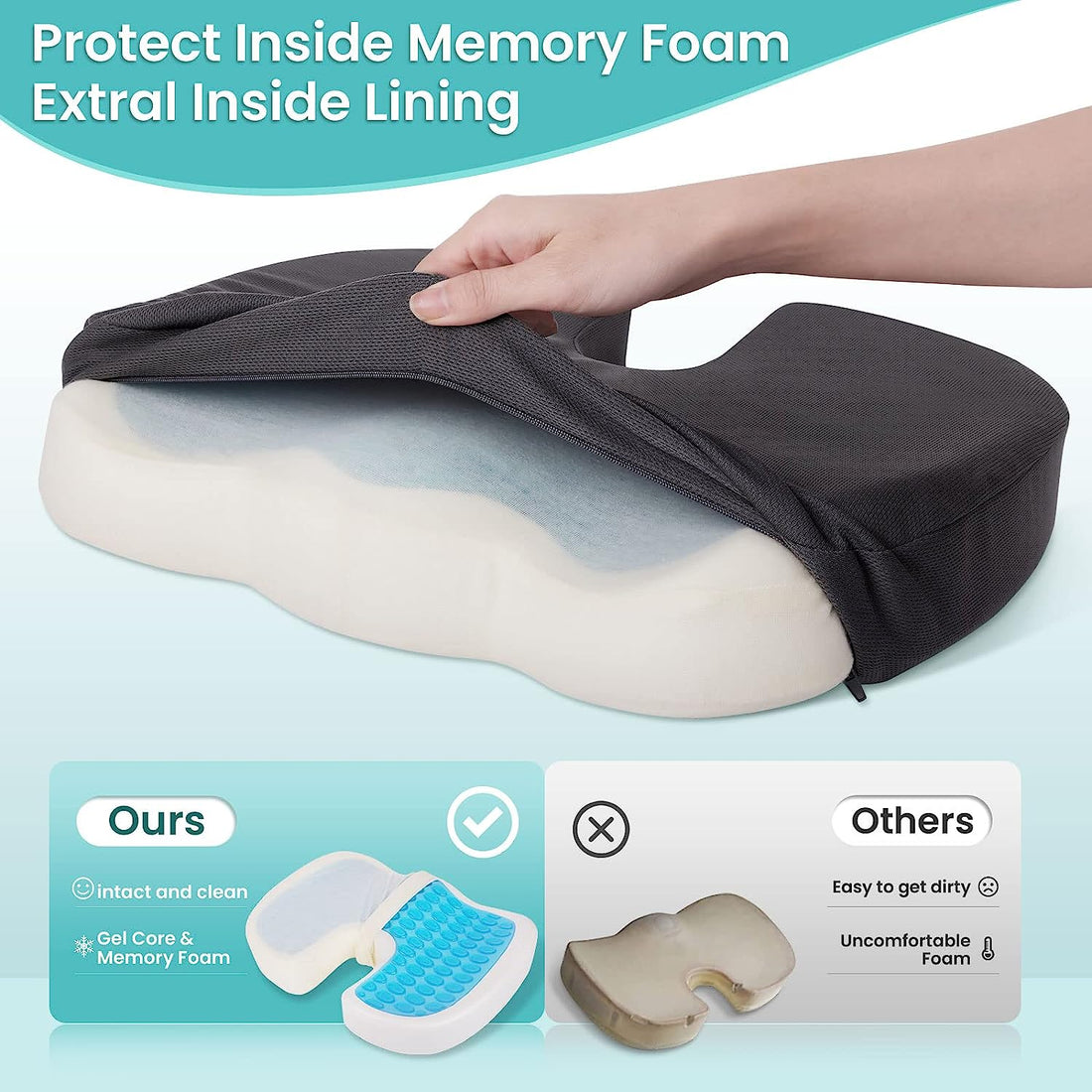 What is the effect of pain relief seat cushion