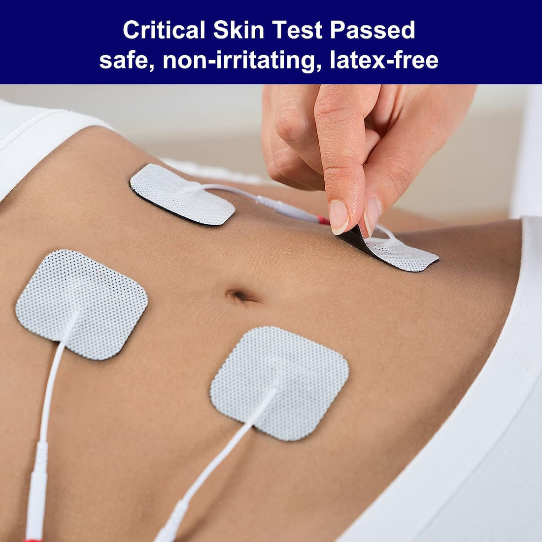 Reusable TENS electrode pads upgrade self-adhesive performance suitable for electrotherapy