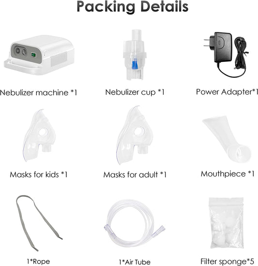 Home desktop asthma compressor atomizer