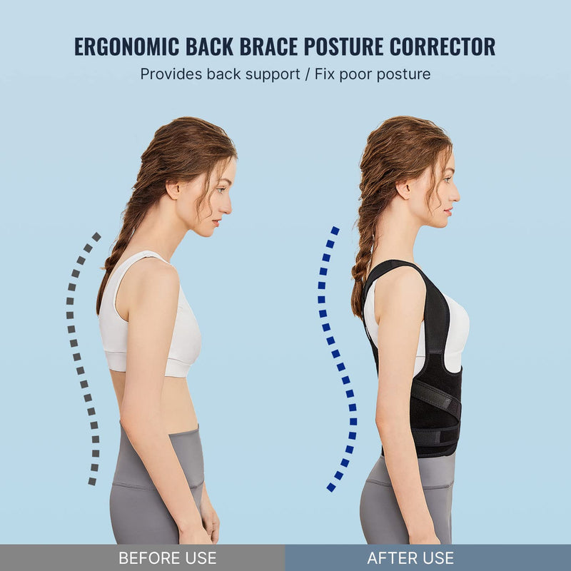 Back Brace Posture Corrector for Women and Men, Back Straightener Posture Corrector, Scoliosis and Hunchback Correction, Back Pain, Spine Corrector, Support, Adjustable Posture Trainer
