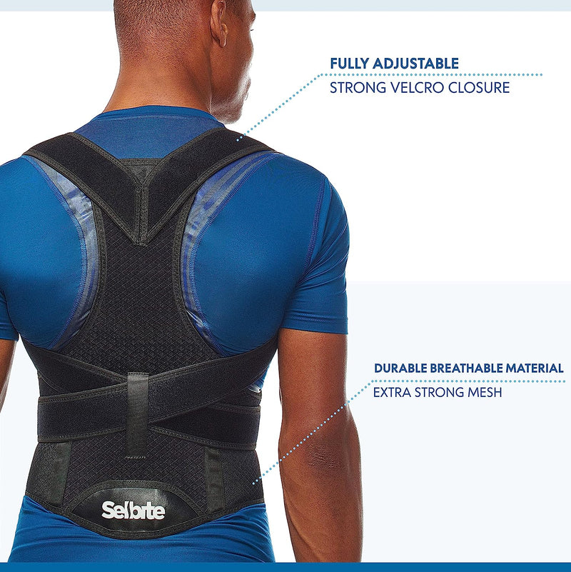 Back Brace Posture Corrector for Men and Women - Adjustable Posture Back Brace for Upper and Lower Back Pain Relief - Muscle Memory Support Straightener