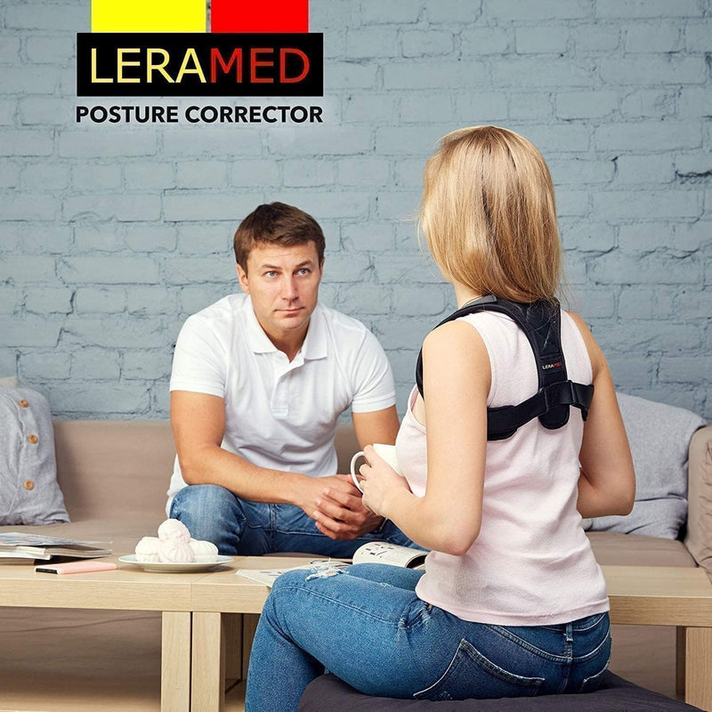 Posture Corrector for Men and Women - Adjustable Upper Back Brace for Clavicle Support and Providing Pain Relief from Neck, Back and Shoulder