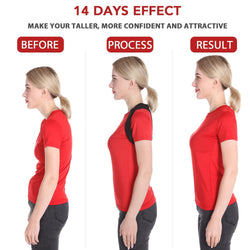 Posture Corrector for Men and Women, Comfortable Upper and Back Brace, Adjustable Back Straightener Support for Back, Shoulder & Neck