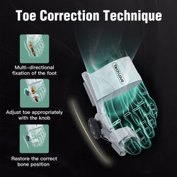 Bunion Corrector for Women and Men, Orthopedic Bunion Toe Straightener, Adjustable Bunion Splint with Silicone Inner Pad for Bunion Relief