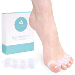 Bodhi Toe Separators to Correct Bunions and Restore Toes to Their Original Shape Bunion Corrector For Women Men White