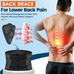 Back Brace For Lower Back Pain With 4 Stays-Lumbar Support For Heavy Lifting Men Women-Breathable Waist Support Relief Sciatica,Herniated Disc