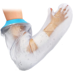 Waterproof Arm Cast Cover for Shower Adult Long full Protector Cover Soft Comfortable Watertight Seal to Keep Wounds Dry Bath Bandage Broken Hand