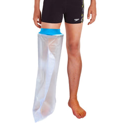 Cast Covers for Shower Leg Adult Waterproof full Leg Protector Shower Bandage Wound Showering for Broken Long Leg Knee Foot Ankle Wound Burns