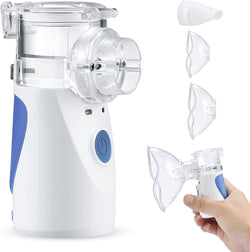 Portable Nebulizer, Nebulizer Machine for Adults & Kids of Cool Mist, Handheld Mesh Nebulizer with Two Working Modes, Used Indoors and Outdoors