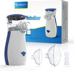 Ultrasonic Mesh Nebulizer Machine for Adults and Kids, Portable Nebulizer for Kids, Fine Cool Mist, Efficient Atomization, Less Residues, Noiseless, Handheld Nebulizer for Kids