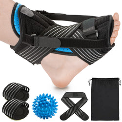 Plantar Fasciitis Night Splint, 3-in-1 Relief Set, Night and Day Effective for Foot Pain Relief  for Women Men